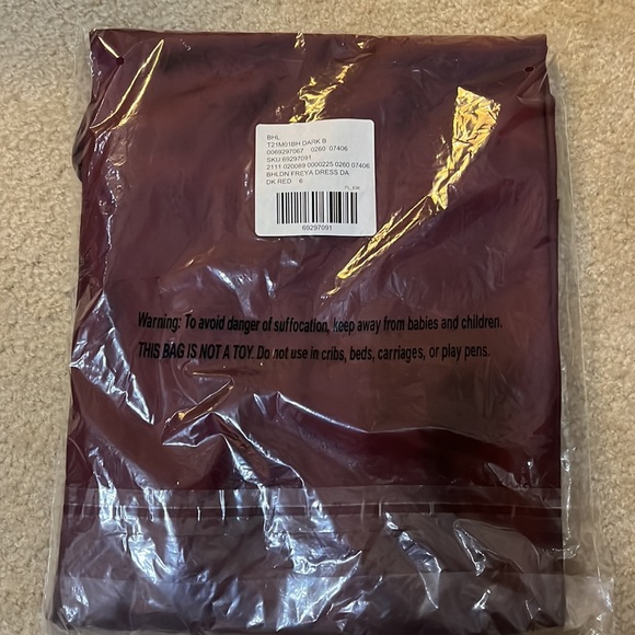 BHLDN Freya Dress - Satin Charmeuse in Dark Berry - Picture 5 of 7